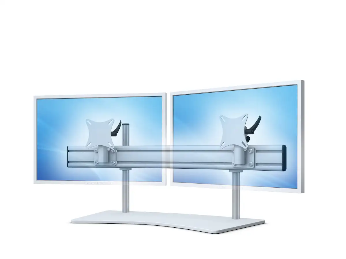 Para-System Monitorhalter für 2 Monitore mit Tisch-Stand 2er - 20''-24''