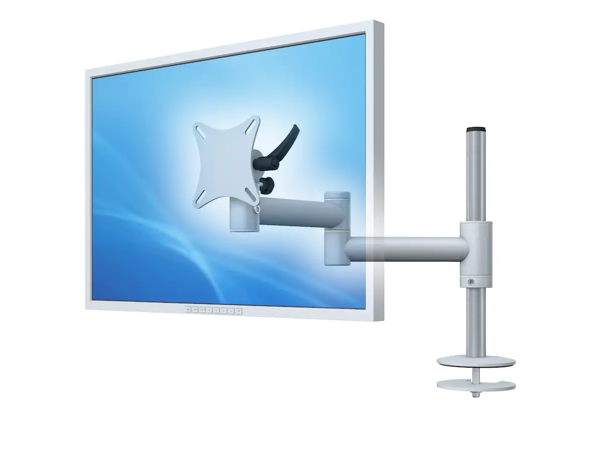 Flex-System Monitorhalterung für 1 Monitor Einbauadapter mit Kabelauslass (MA) 1er - 17''-24''