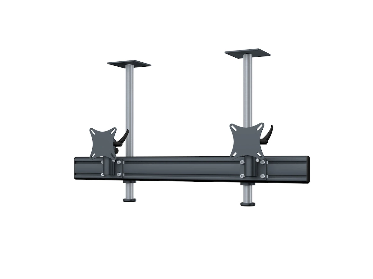 Flat-System Monitorhalter Decke für 2 Monitore 2er - 20''-24"