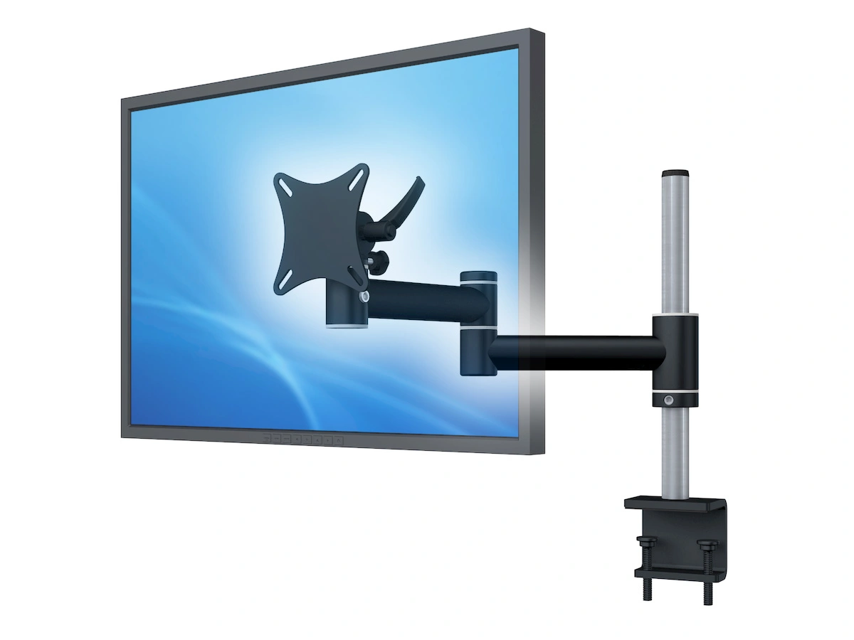Flex-System Monitorhalterung für 1 Bildschirme mit Tisch-Klemme 1er - 17''-24''