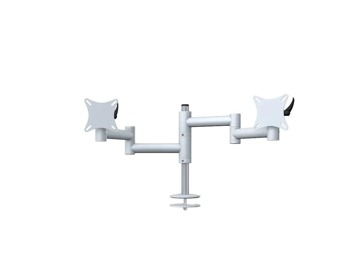 Flex-System Monitorhalterung für 2 Monitore Einbauadapter mit Kabelauslass (MA) 2er - 17''-24''   Kopie