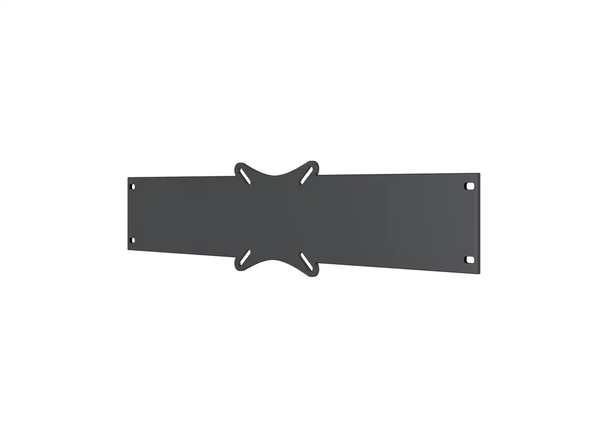 Monitorhalter für 19"-Serverschränke Anbau fix