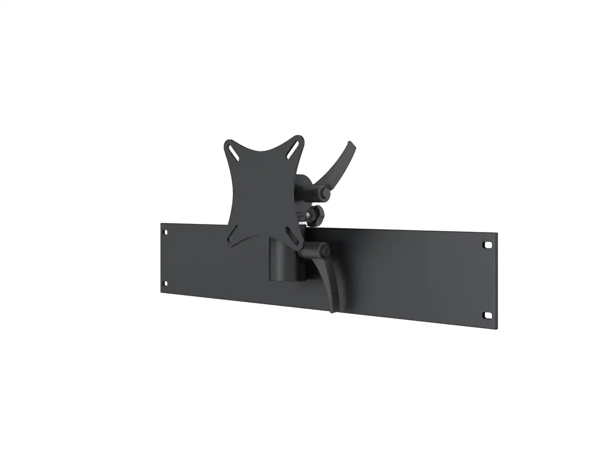Monitorhalter für 19"-Serverschränke Anbau