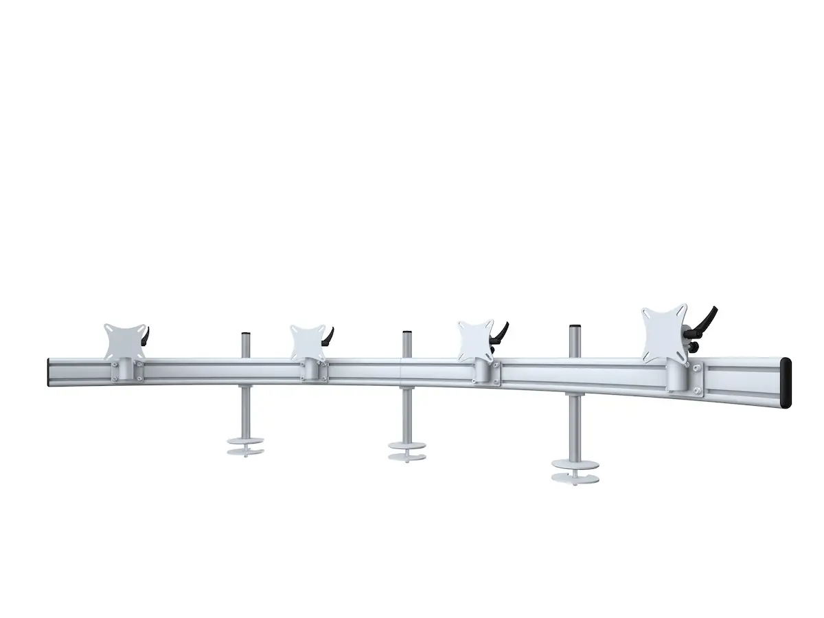 Para System Monitorhalterung für 4 Monitore Einbauadapter mit Kabelauslass (MA) 4er - 25''-32''