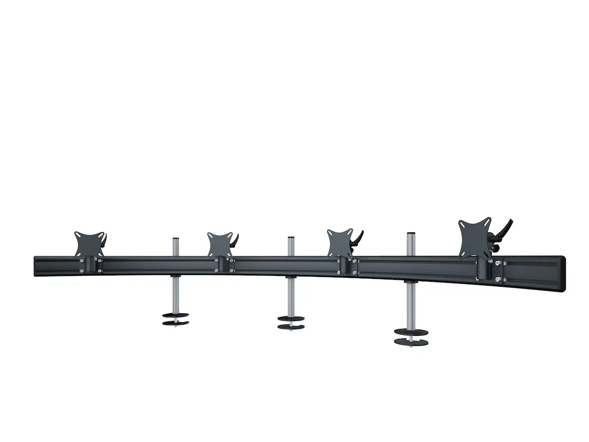 Para System Monitorhalterung für 4 Monitore Einbauadapter mit Kabelauslass (MA) 4er - 25''-32''