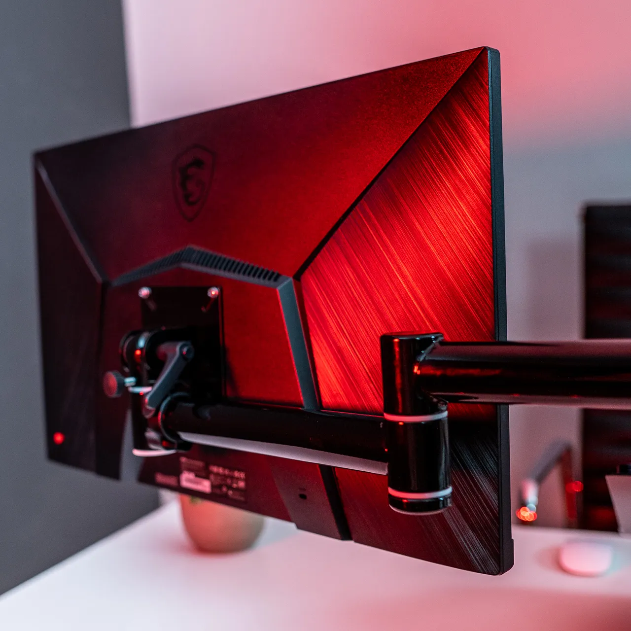 Flex-System Monitorhalterung für 2 Bildschirme mit Tisch-Klemme 2er - 25''-32''