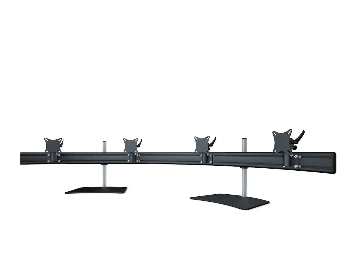 Para-System Monitorhalter für 4 Monitore mit Tisch-Stand 4er - 20''-24''