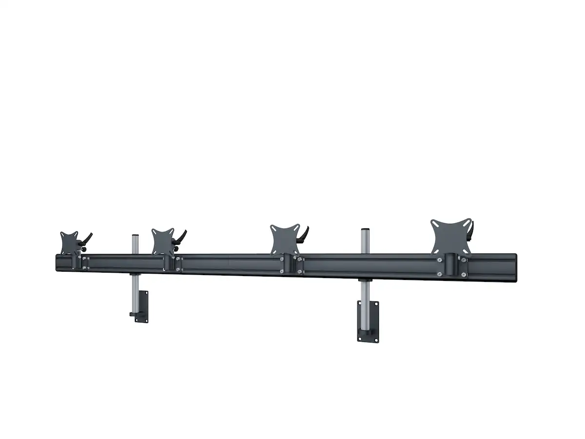 Flat-System Wandhalter für 4 Monitore 4er - 20''-24"