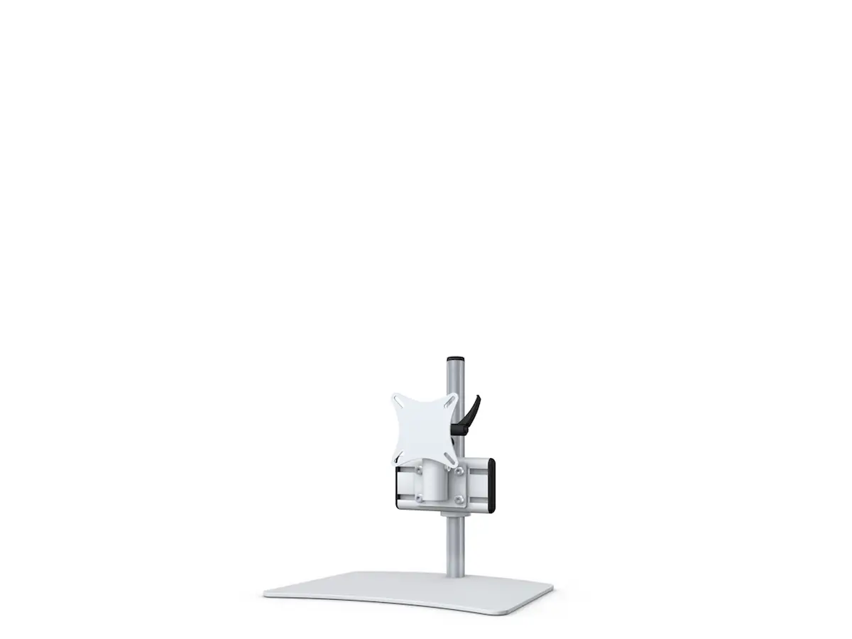 Curved Monitorhalter Flat bis 49" für 1 Bildschirm mit Tischstand