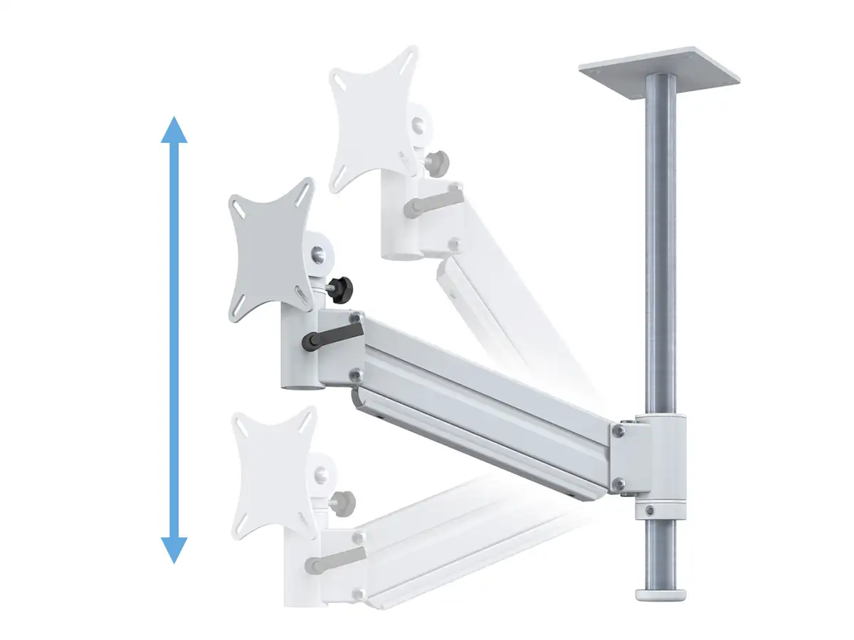 TFT-Lift Monitorhalter für 1 Bildschirm mit Deckenhalter 17"-32"