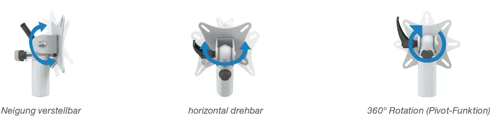 TV-Wandhalter 1.250 mm - ab 50''  - zusätzliches Produktbild