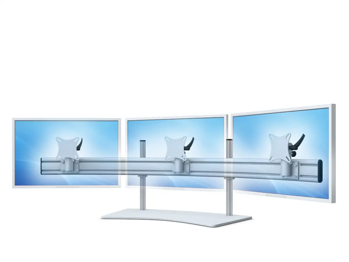 Para-System Monitorhalter für 3 Monitore mit Tisch-Stand 3er - 20''-24''
