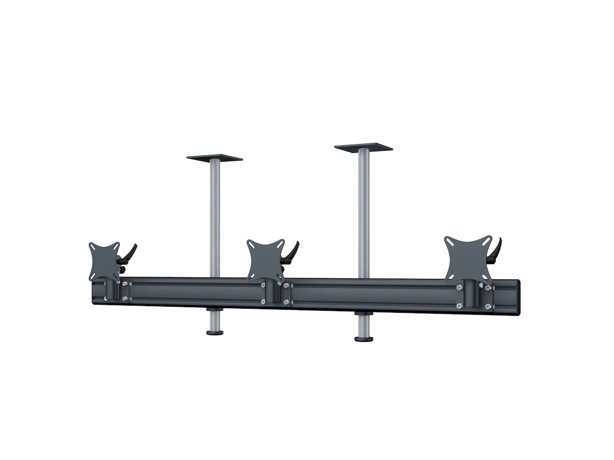 Flat-System Monitorhalter Decke für 3 Monitore 3er - 20''-24"