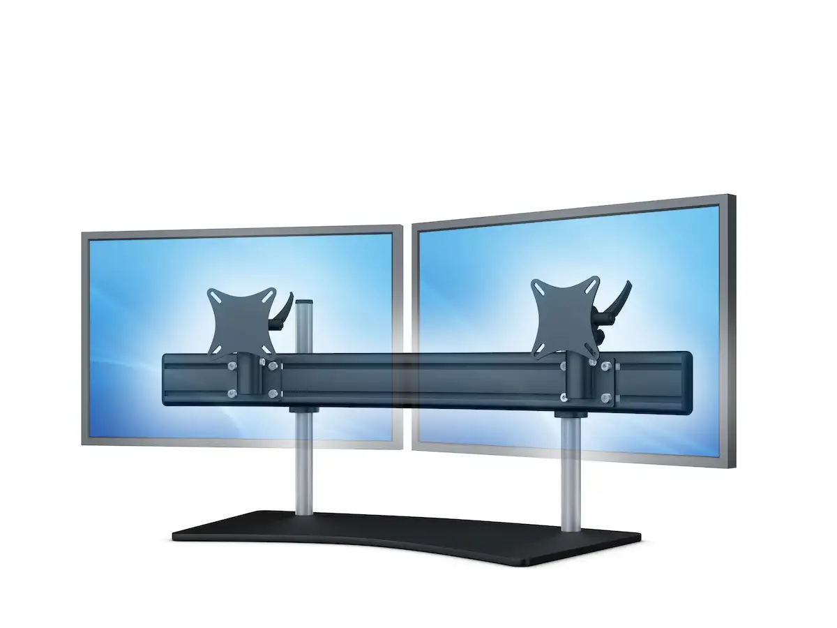 Para-System Monitorhalter für 2 Monitore mit Tisch-Stand 2er - 25"-32"