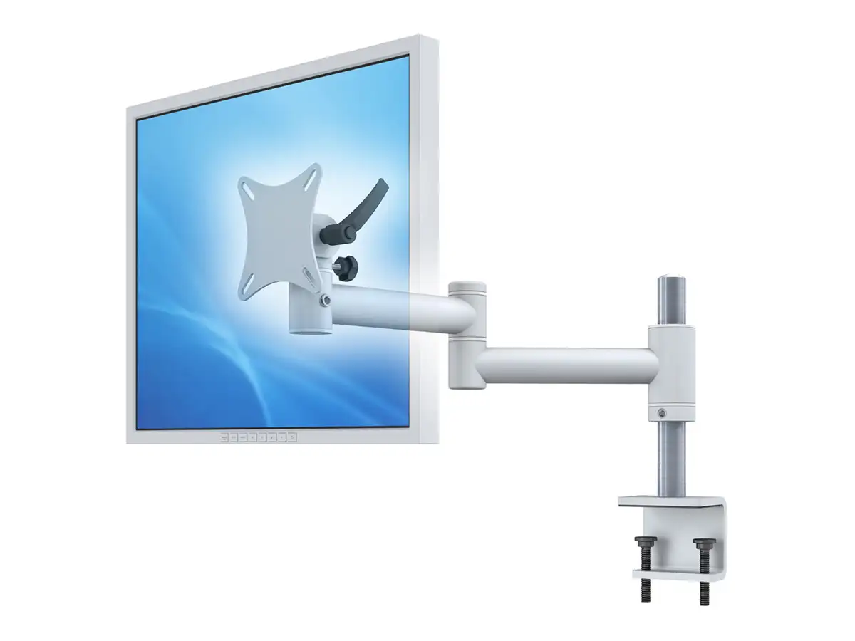TFT-Vario Monitorhalter für 1 Bildschirm mit Tisch-Klemme  - 25"-32"