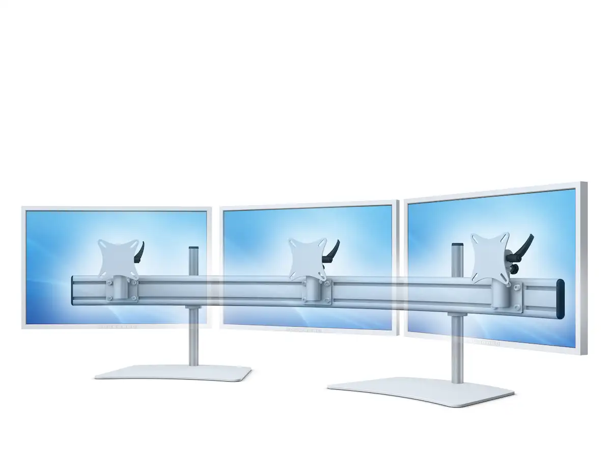 Para-System Monitorhalter für 3 Monitore mit Tisch-Stand 3er - 25"-32"