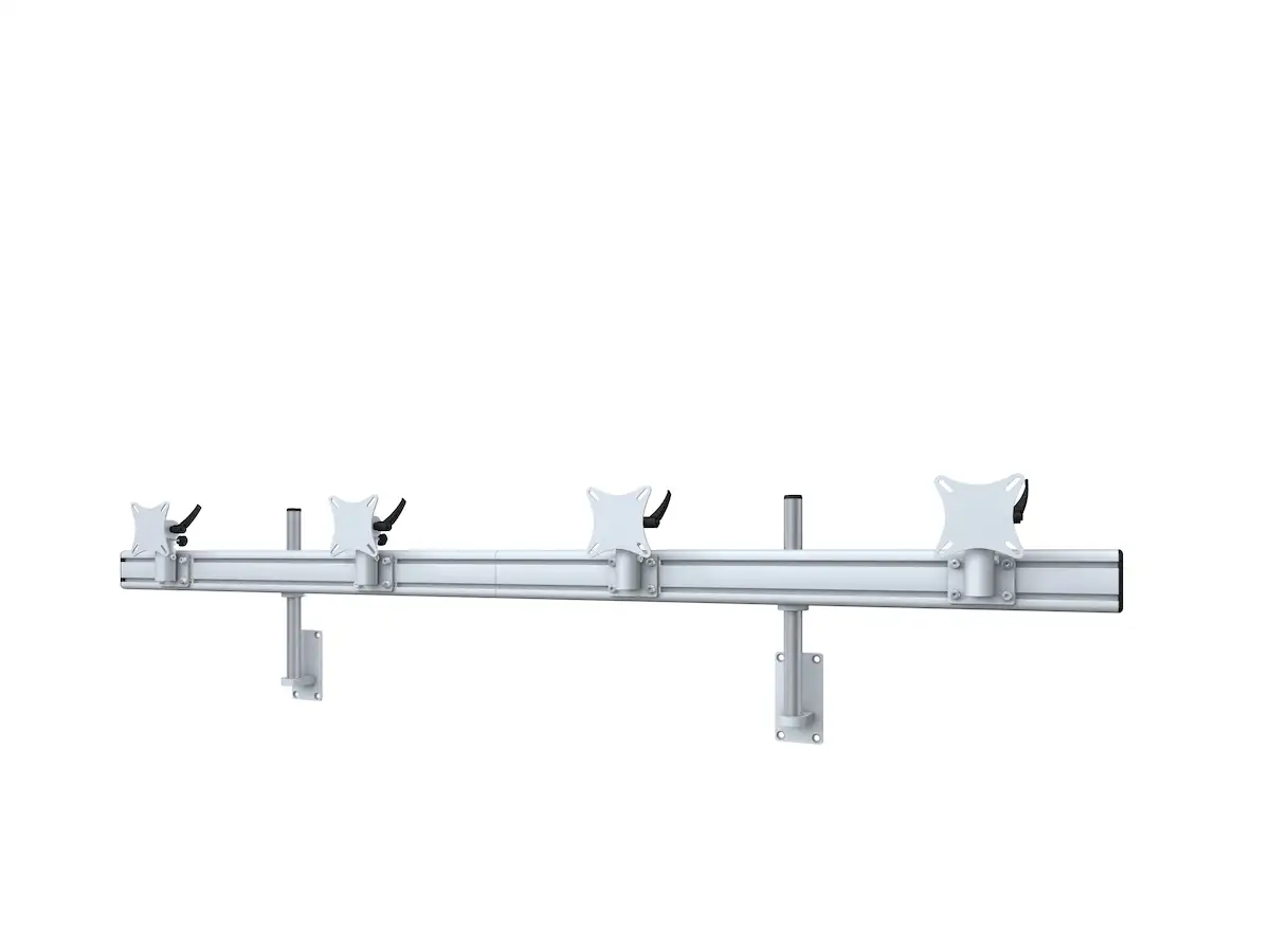 Flat-System Wandhalter für 4 Monitore 4er - 20''-24"
