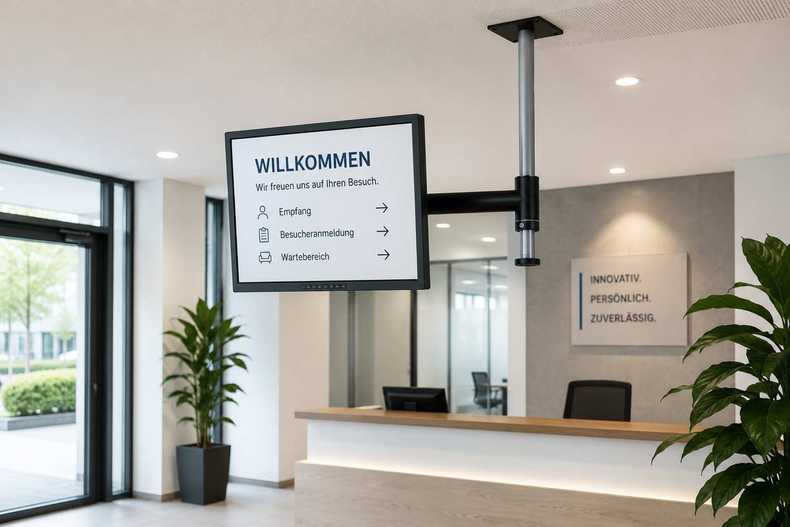 TFT-Star Monitorhalter für 1 Bildschirm mit Deckenhalterung - 17"-32"